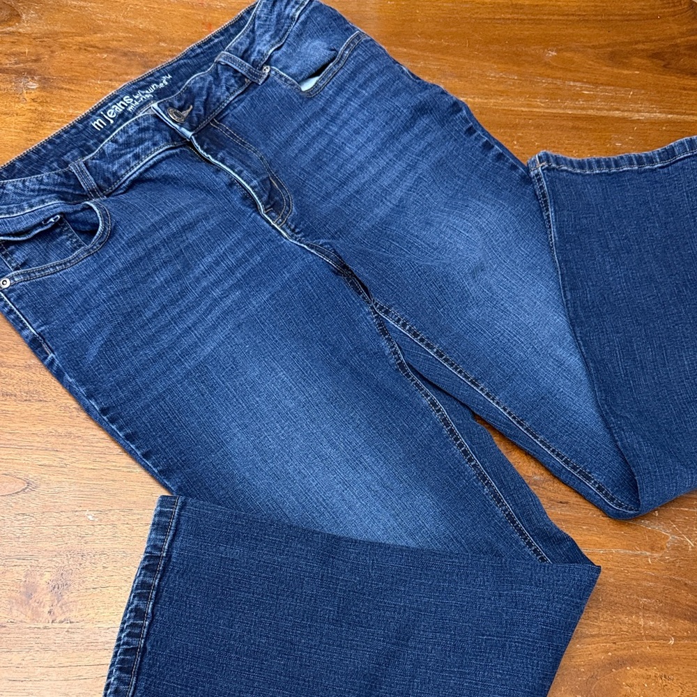 Maurices Dark Blue Straight Leg Jeans